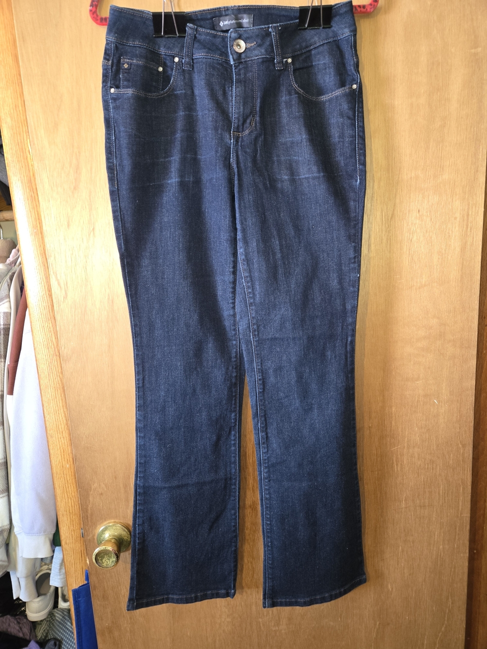 Lee Platinum Label Size 8Dark Blue Women's Bootcut Jeans - Classic Stretch Denim